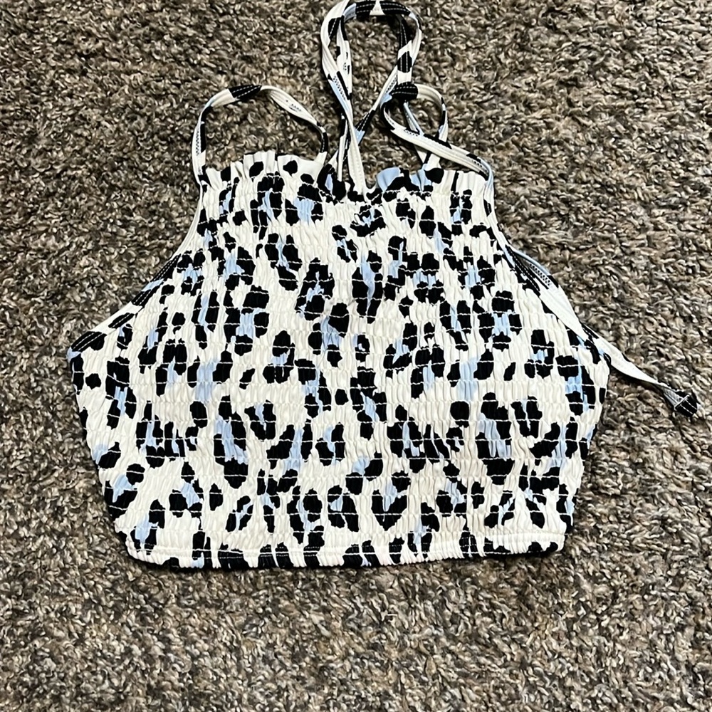 High neck bikini top!